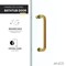 Anzzi Raymore 60 in. x 62 in. Frameless Sliding Tub Door in Brushed Gold SD-AZ8080-01BG - alternate 4